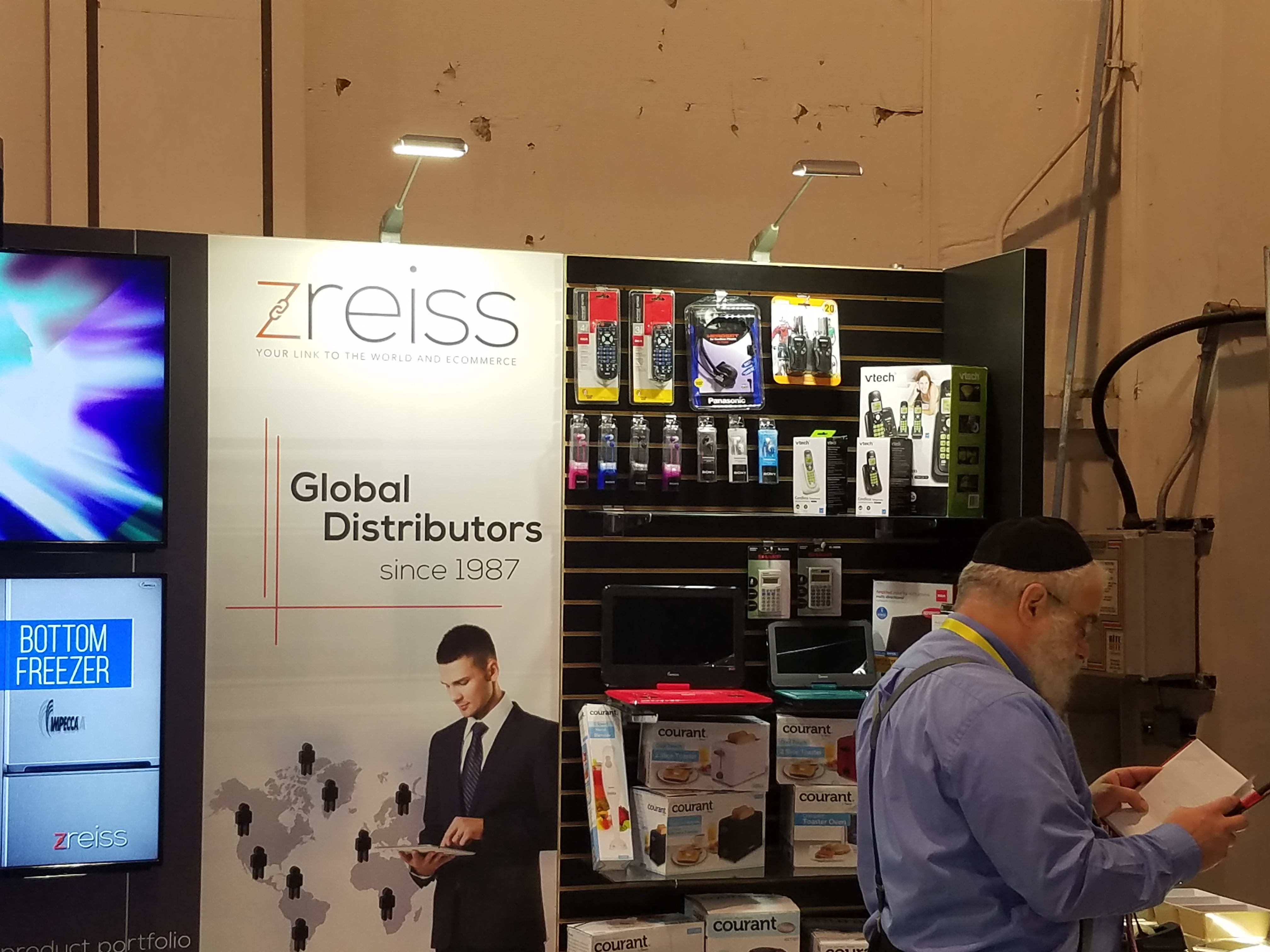 TECHOM Electronics stand at CES 2017, Las Vegas