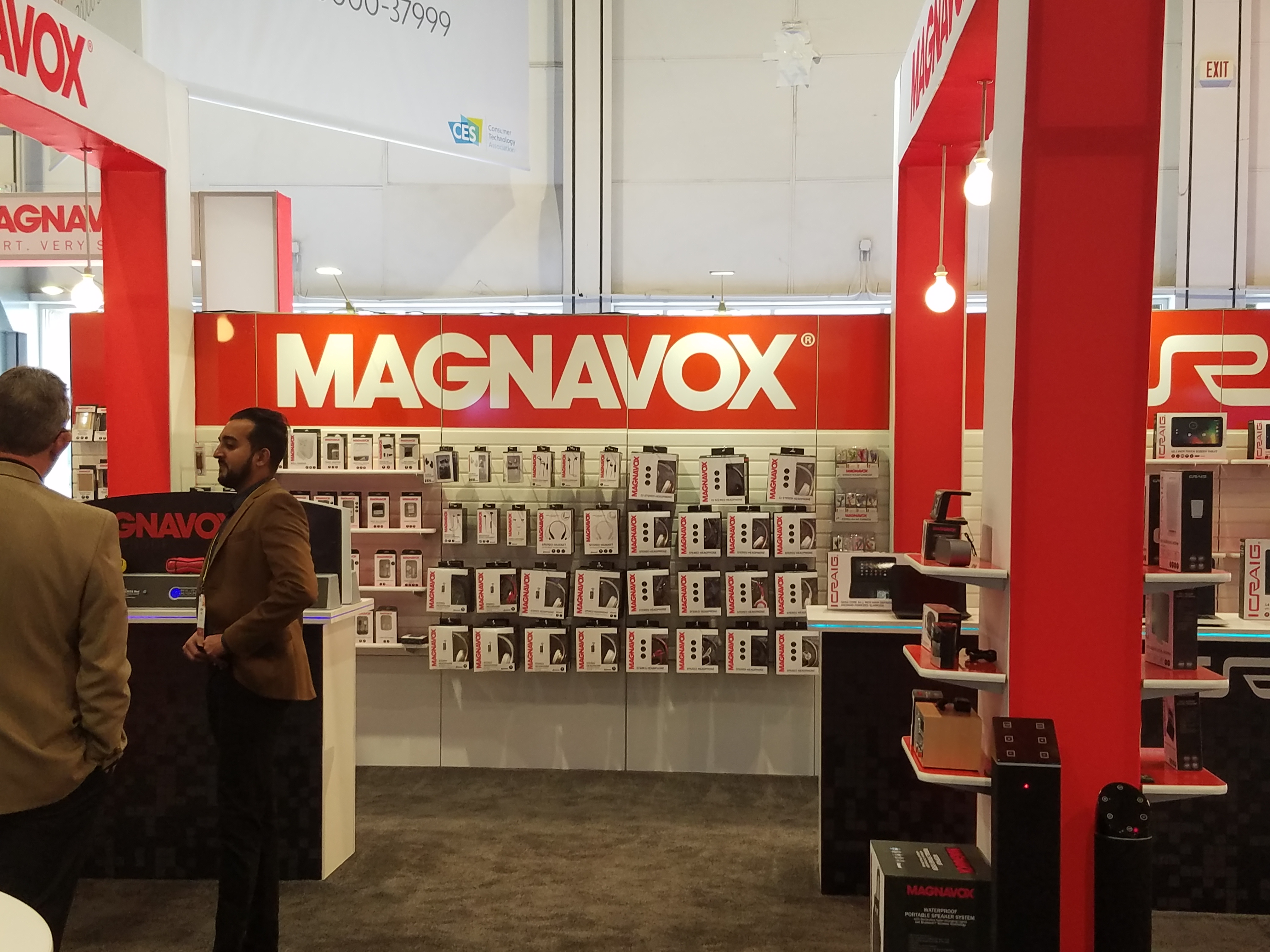 TECHOM Electronics stand at CES 2017, Las Vegas