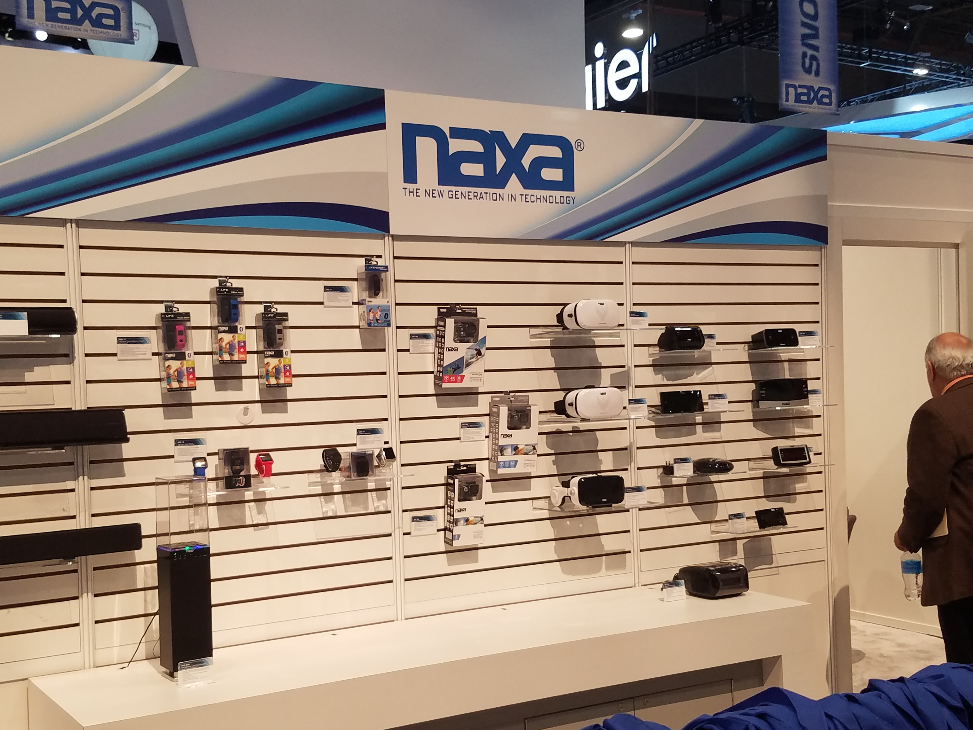 TECHOM Electronics stand at CES 2017, Las Vegas