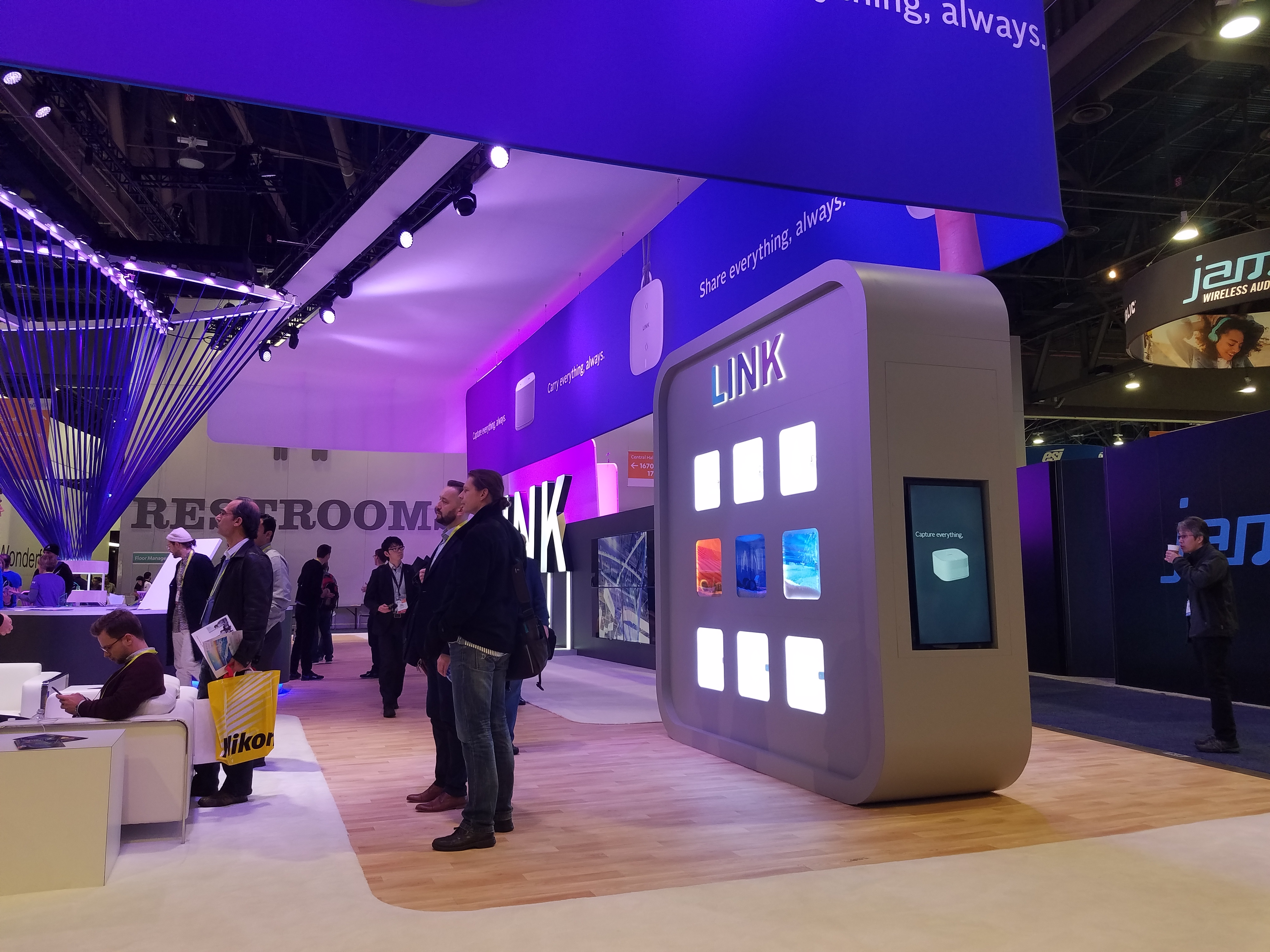 TECHOM Electronics stand at CES 2017, Las Vegas