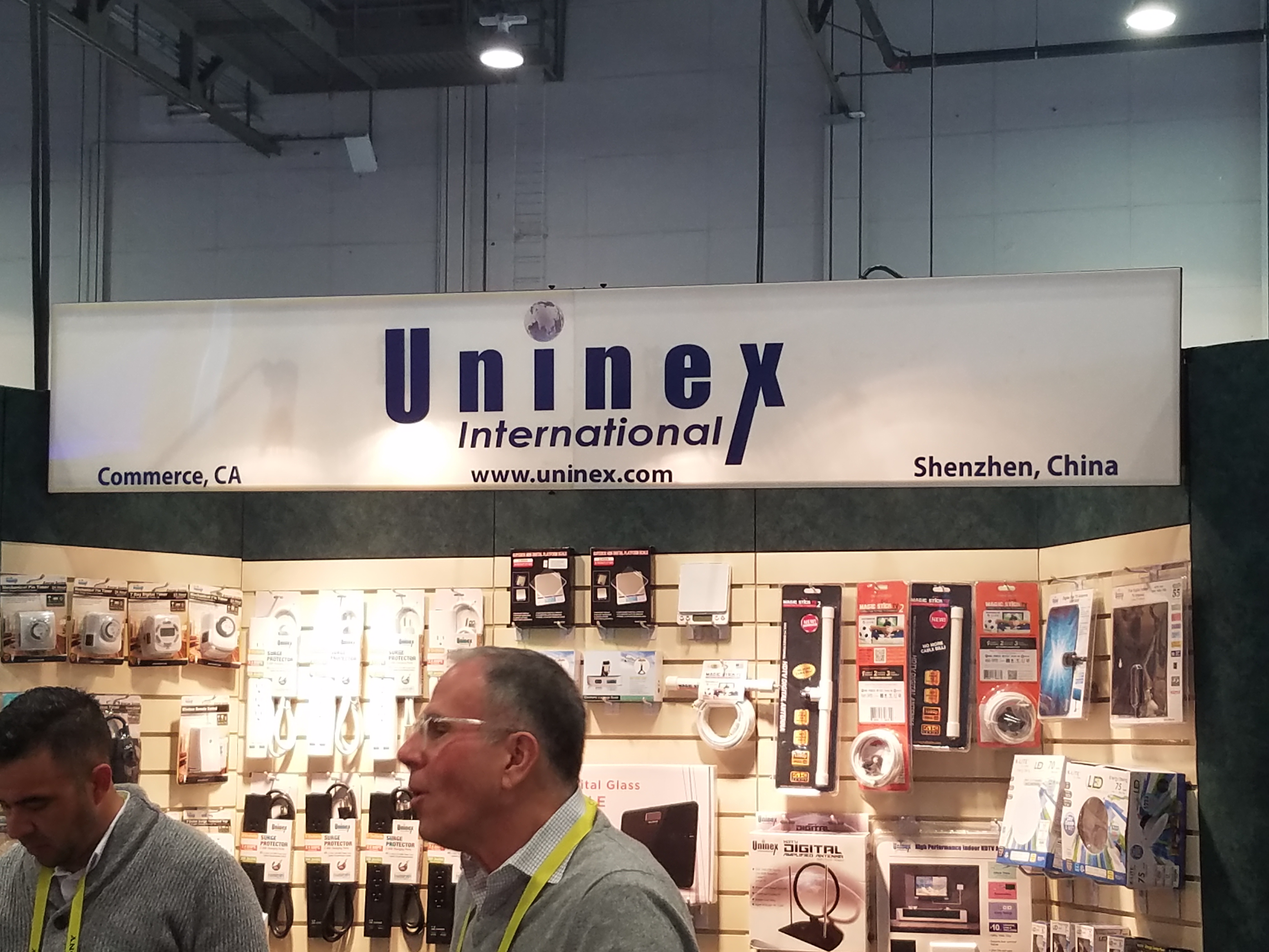 TECHOM Electronics stand at CES 2017, Las Vegas