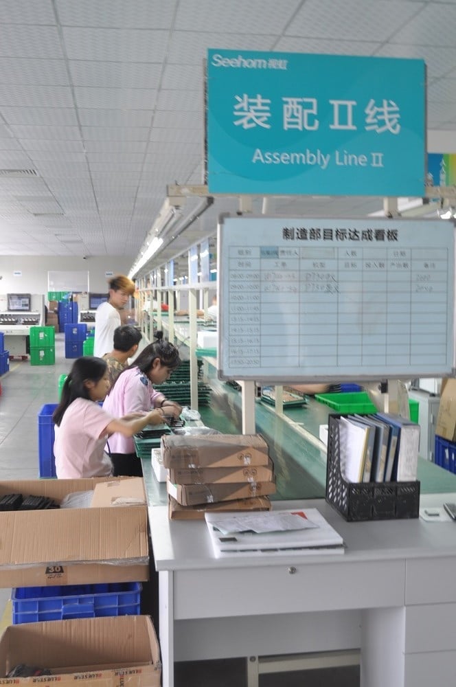 Assembly Station at TECHOM Electronics
