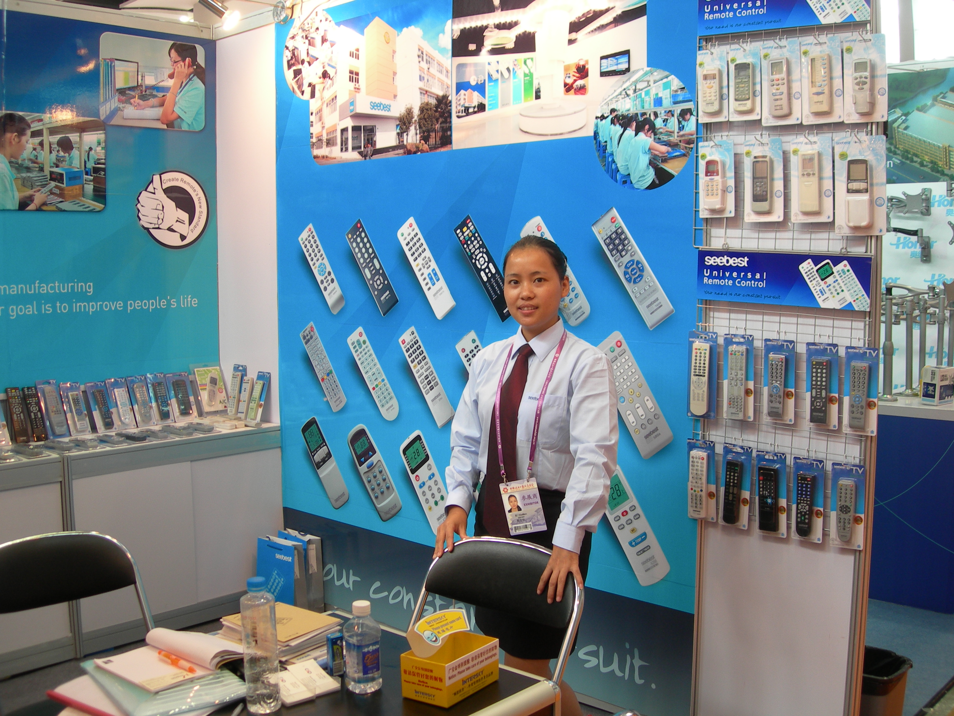 TECHOM Electronics stand at Electronics Show 2016, Hong Kong