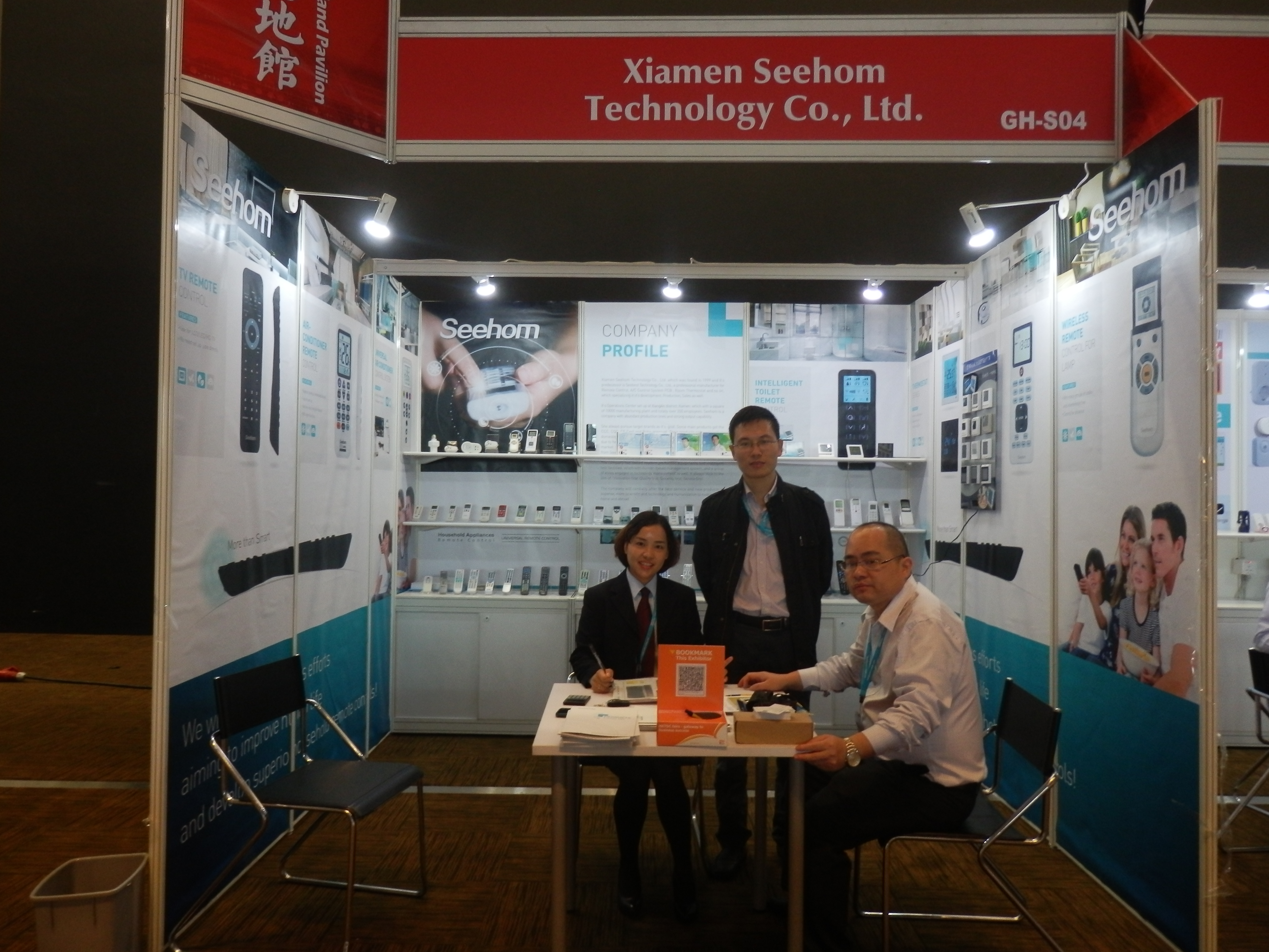 TECHOM Electronics stand at China Import and Export Fair 2015, Guangzhou